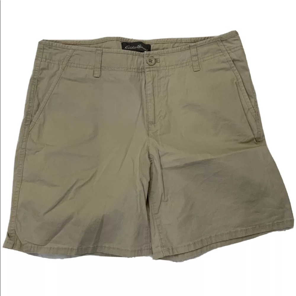 Eddie Bauer Shorts Khaki Tan
Sz 8 Cotton Spandex Blend